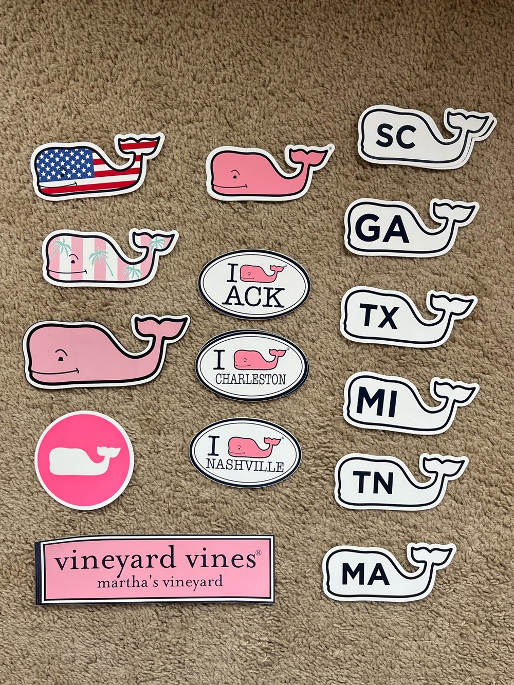 Vineyard Vines Sticker Set